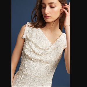 Anthropologie Black halo sequin dress